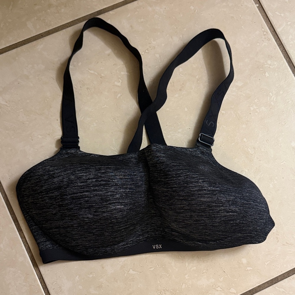 VSX Heathered Gray Sports Bra